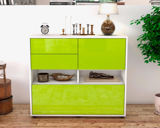 Sideboard Cornelia, Grün (92x79x35cm)