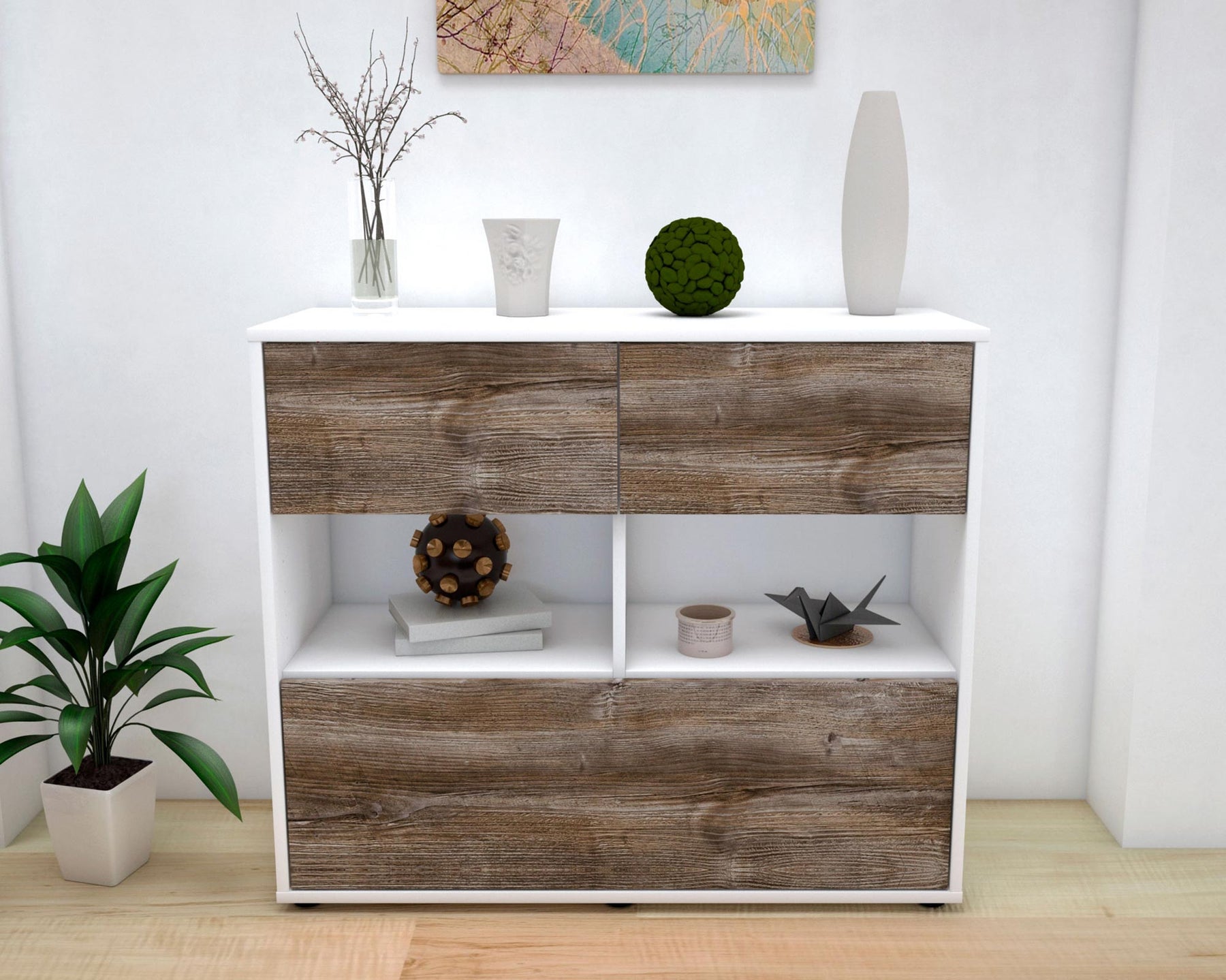 Sideboard Cosima, Treibholz (92x79x35cm)