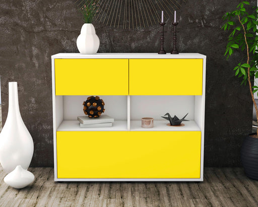 Sideboard Cosima, Gelb (92x79x35cm)