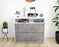 Sideboard Cosma, Beton (92x79x35cm)