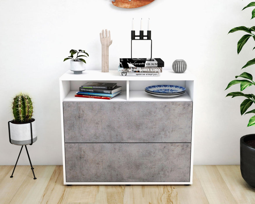 Sideboard Cosma, Beton (92x79x35cm)