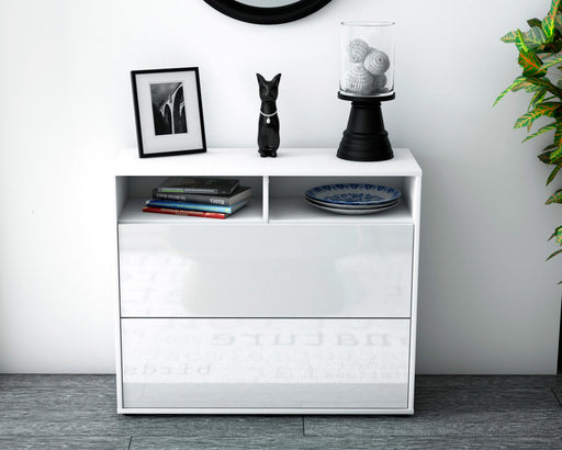 Sideboard Cosma, Weiß (92x79x35cm)