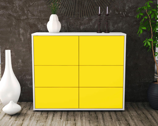 Sideboard Dana, Gelb (92x79x35cm)