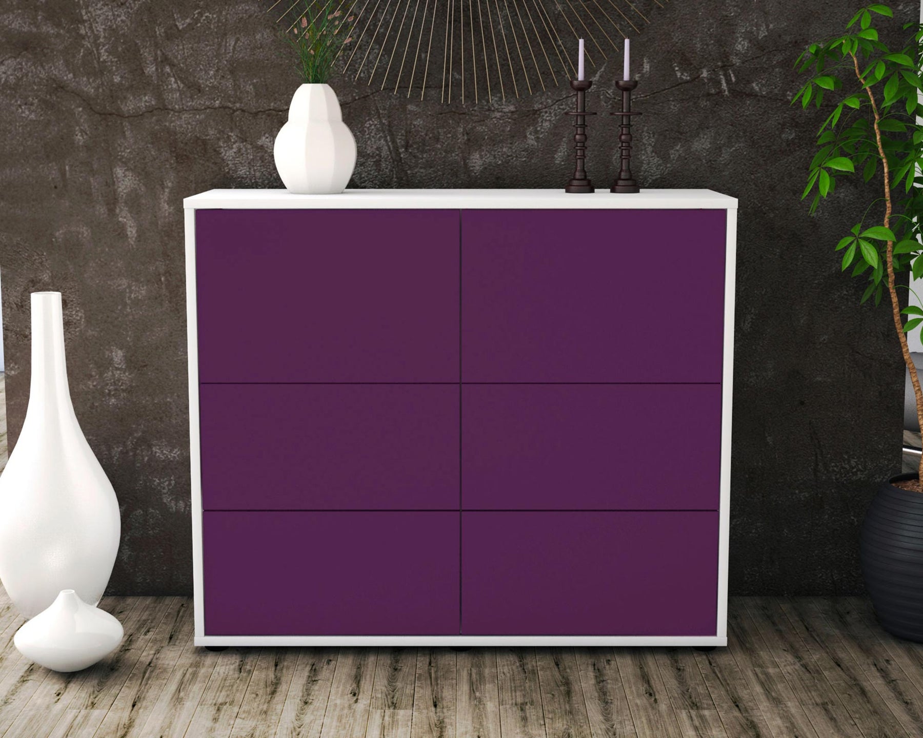 Sideboard Dana, Lila (92x79x35cm)