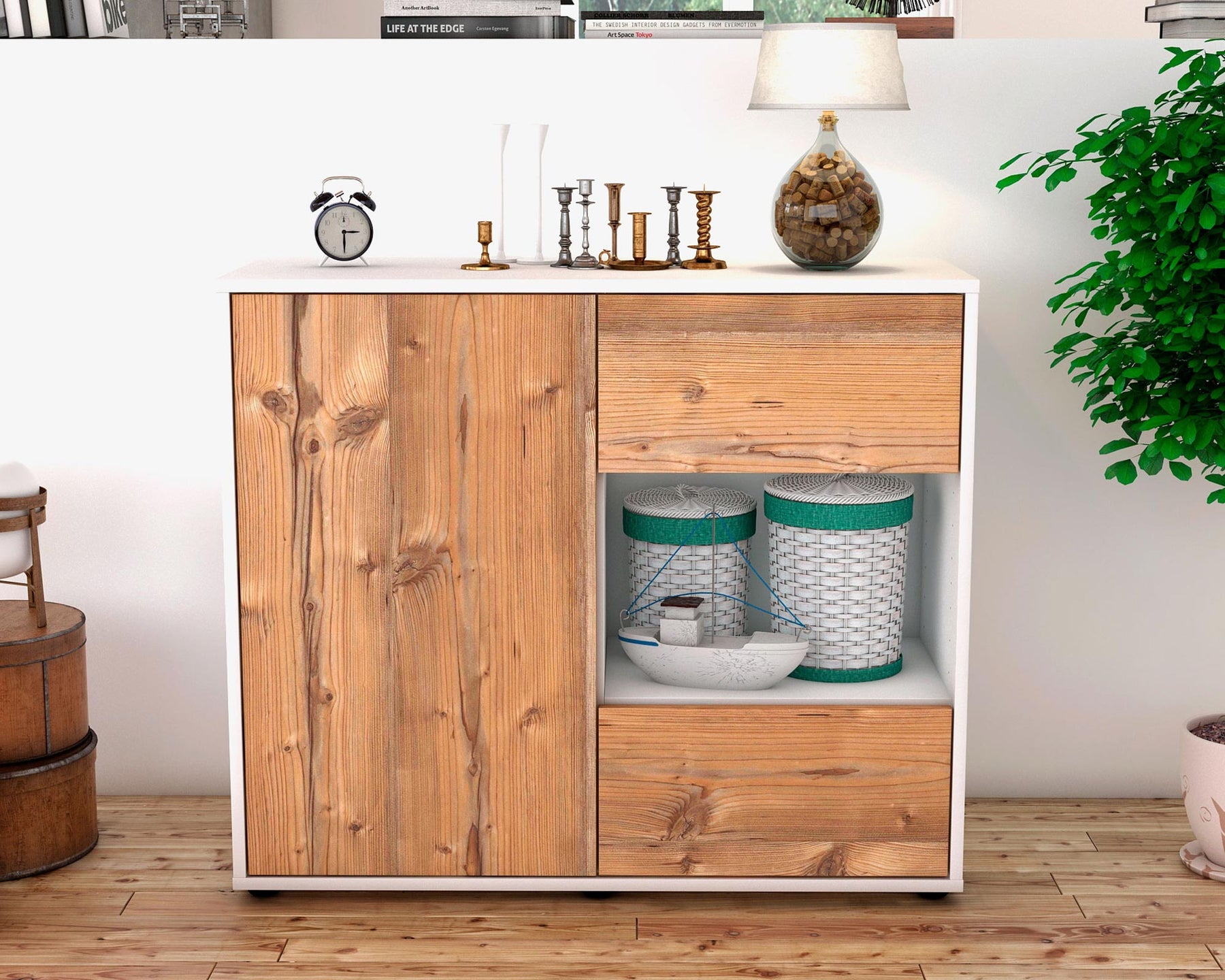 Sideboard Danica, Pinie (92x79x35cm)