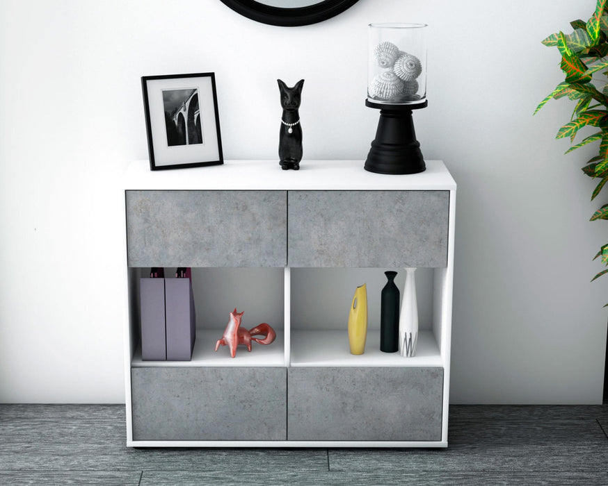 Sideboard Daniela, Beton (92x79x35cm)