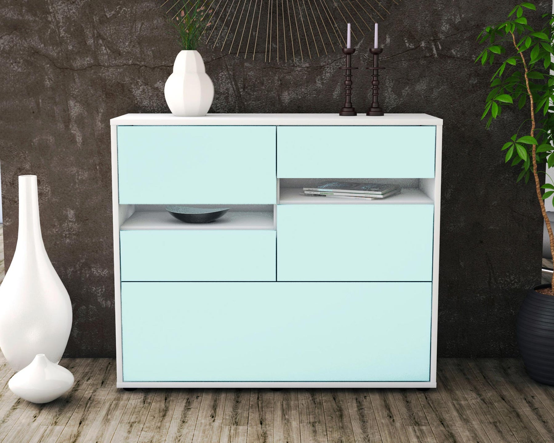 Sideboard Daria, Mint (92x79x35cm)