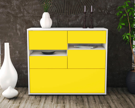 Sideboard Daria, Gelb (92x79x35cm)