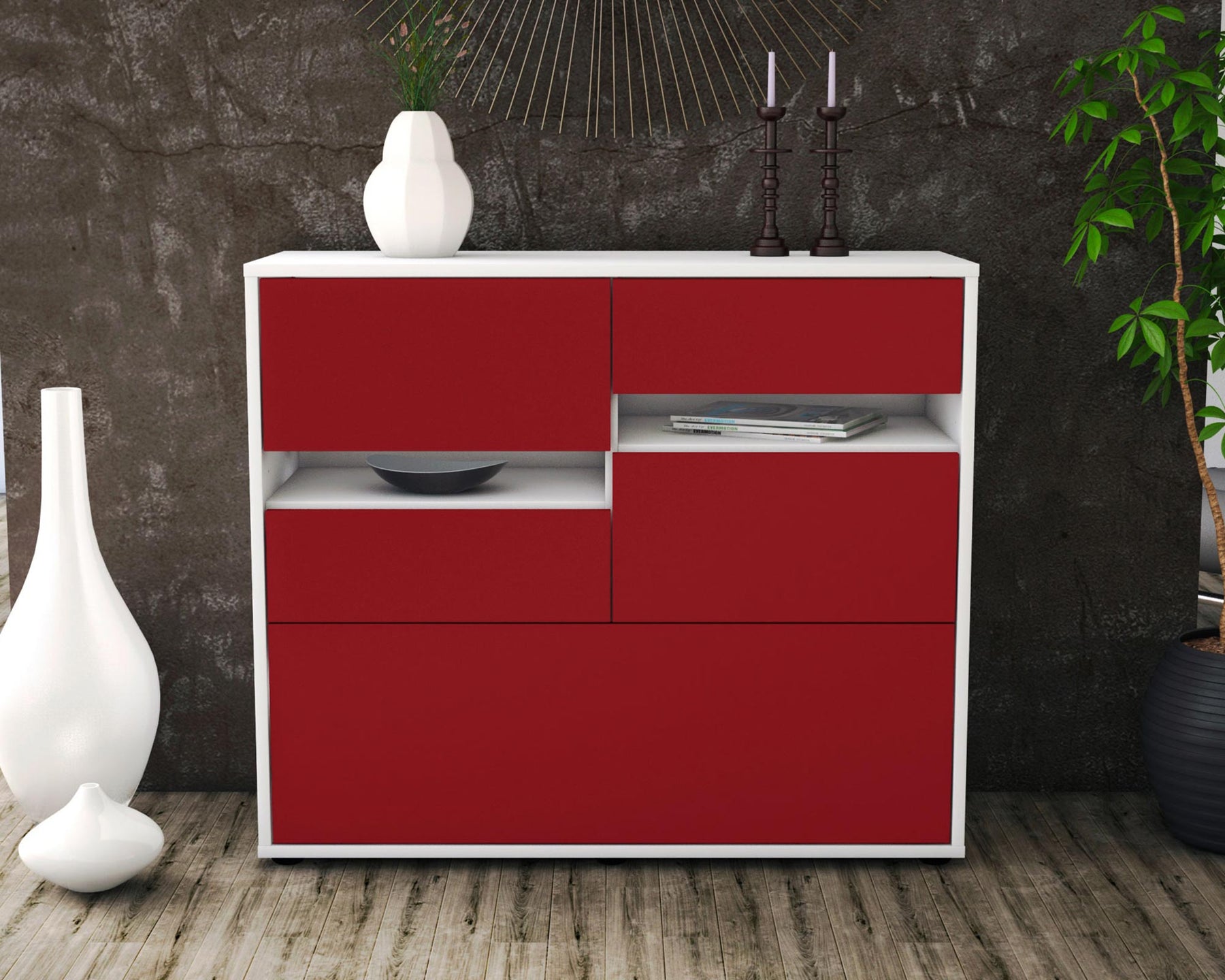 Sideboard Daria, Bordeaux (92x79x35cm)