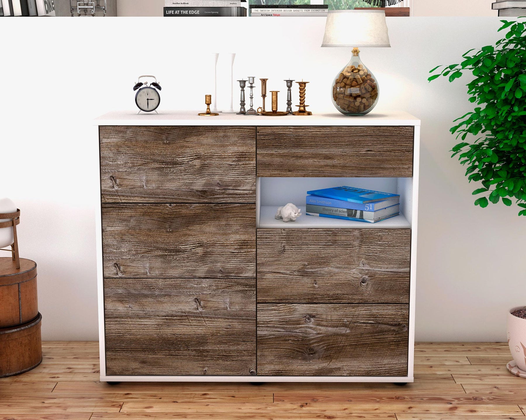 Sideboard Dariella, Treibholz (92x79x35cm)