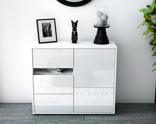 Sideboard Davina, Weiß (92x79x35cm)