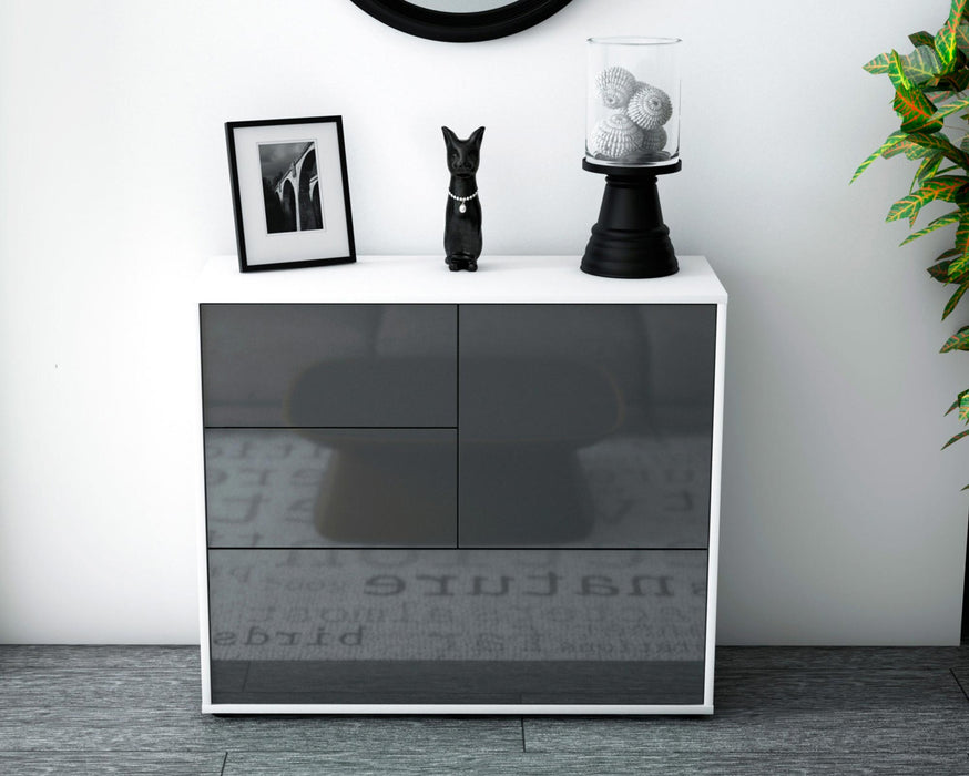 Sideboard Deanna, Grau (92x79x35cm)