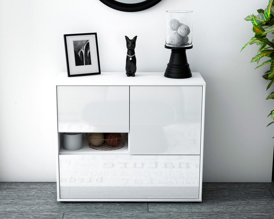 Sideboard Debora, Weiß (92x79x35cm)