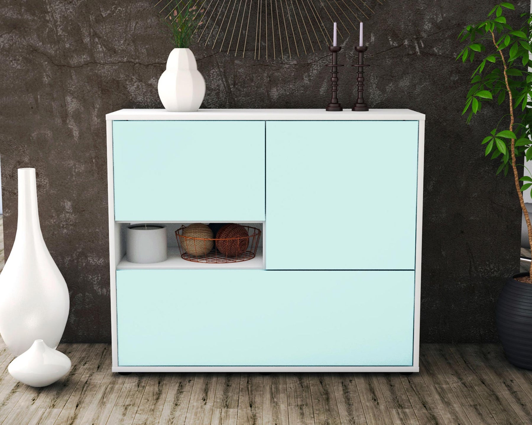 Sideboard Debora, Mint (92x79x35cm)