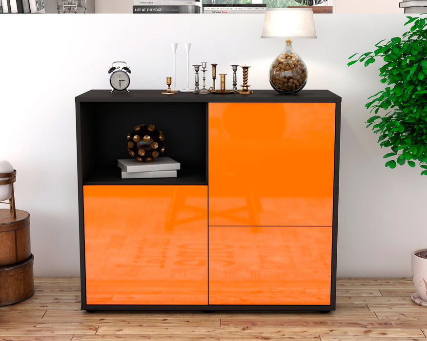 Sideboard Carina, Orange (92x79x35cm)