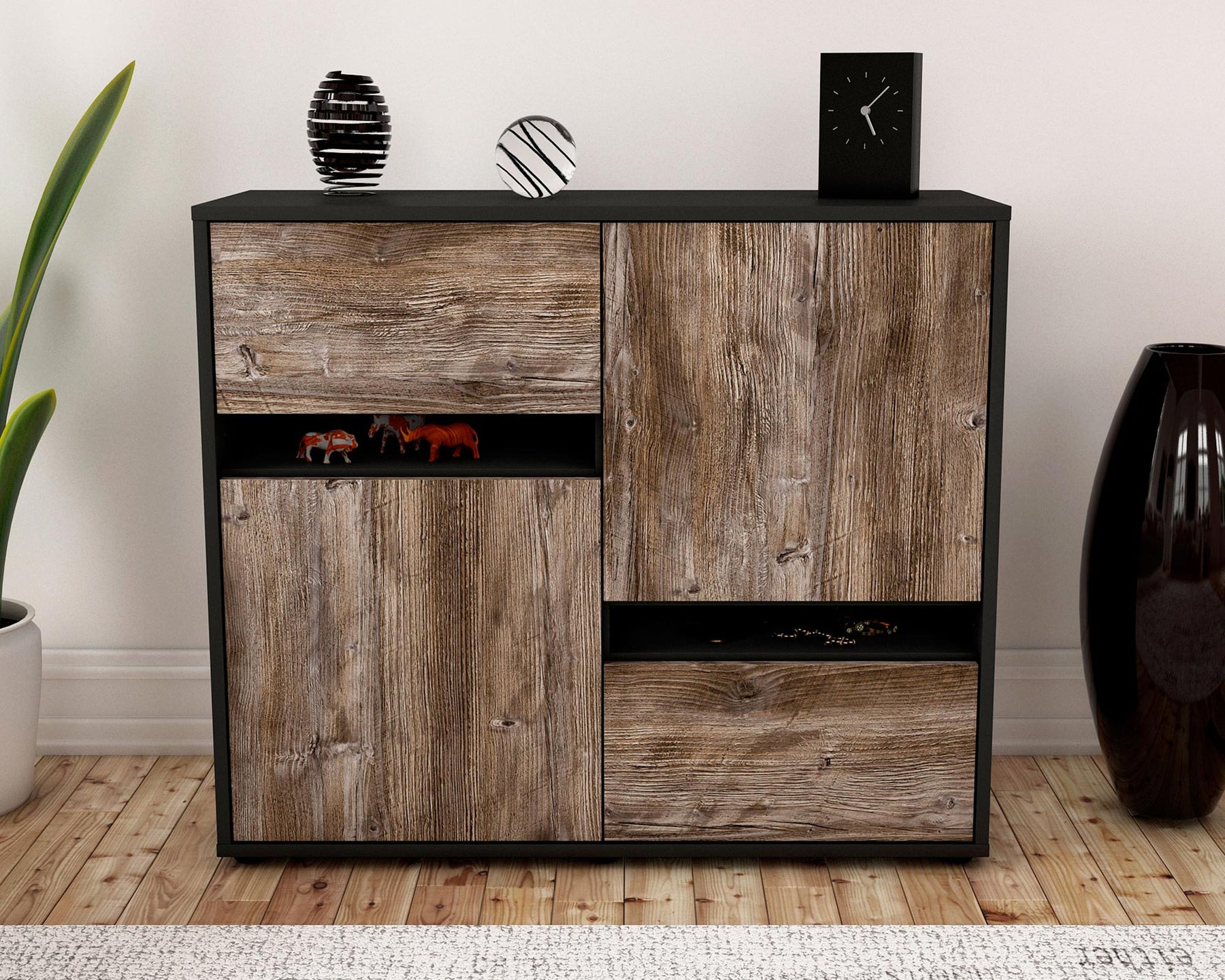 Sideboard Carlotta, Treibholz (92x79x35cm)