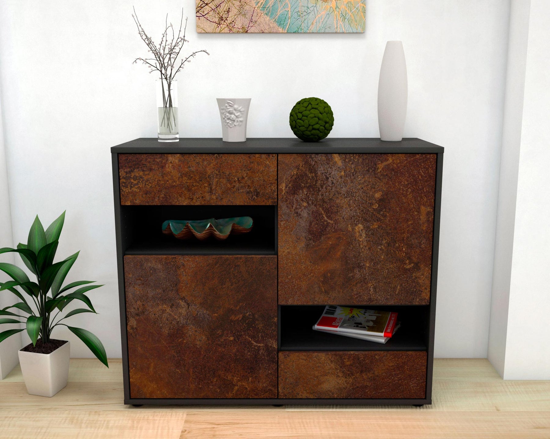 Sideboard Carmelina, Rost (92x79x35cm)