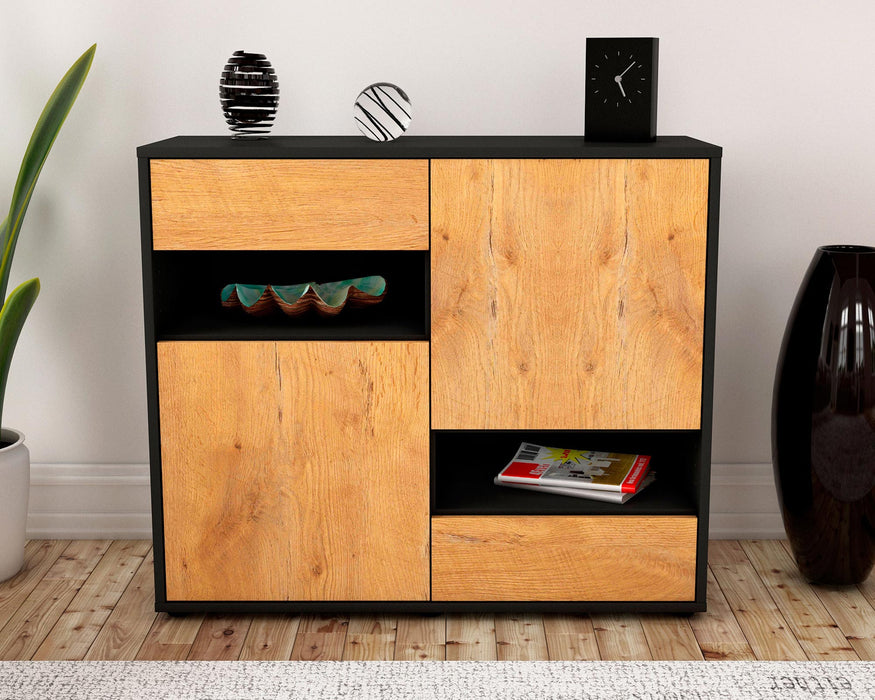 Sideboard Carmelina, Eiche (92x79x35cm)