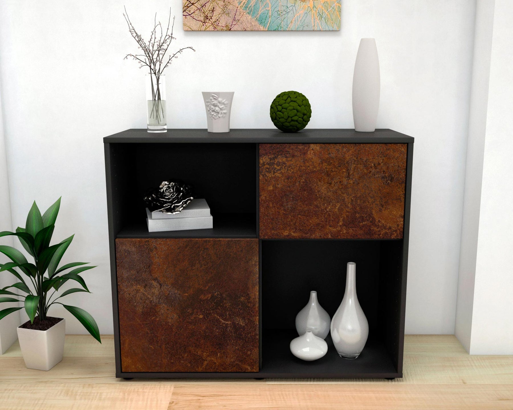 Sideboard Carola, Rost (92x79x35cm)