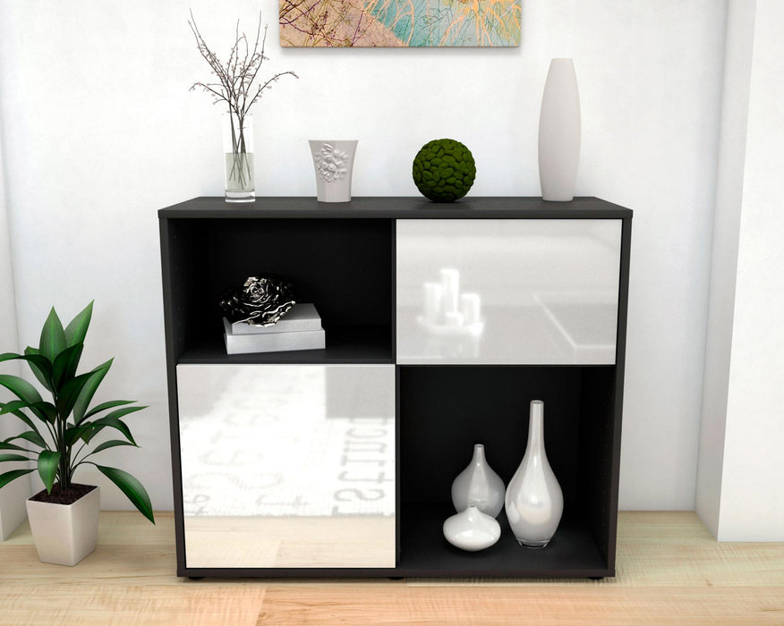 Sideboard Carola, Weiß (92x79x35cm)