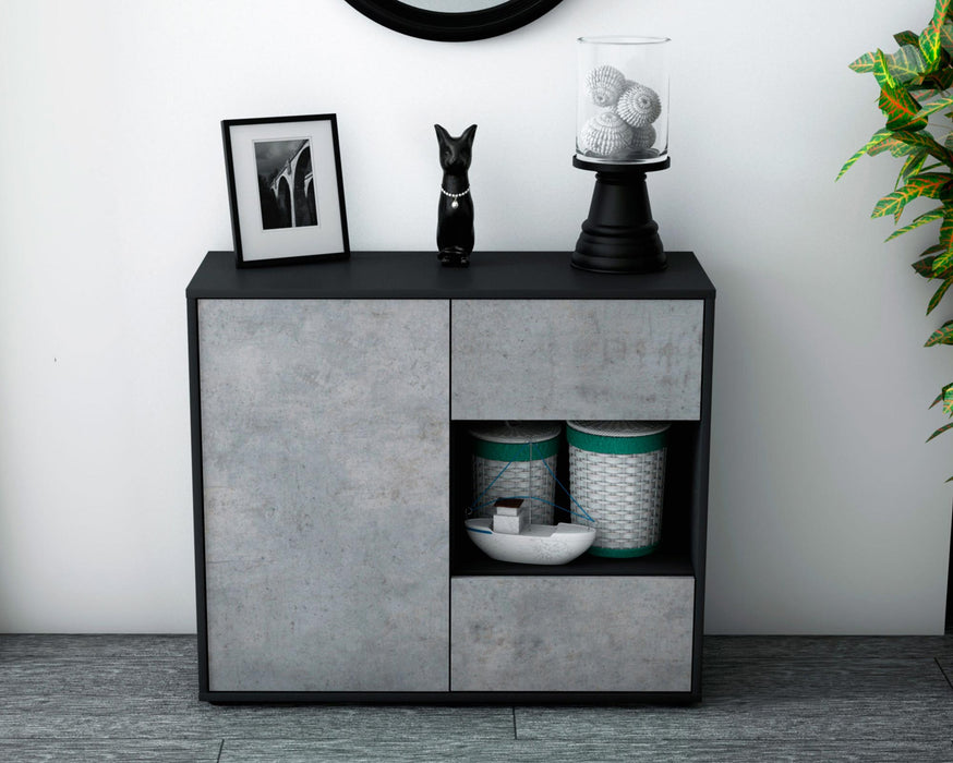 Sideboard Danica, Beton (92x79x35cm)