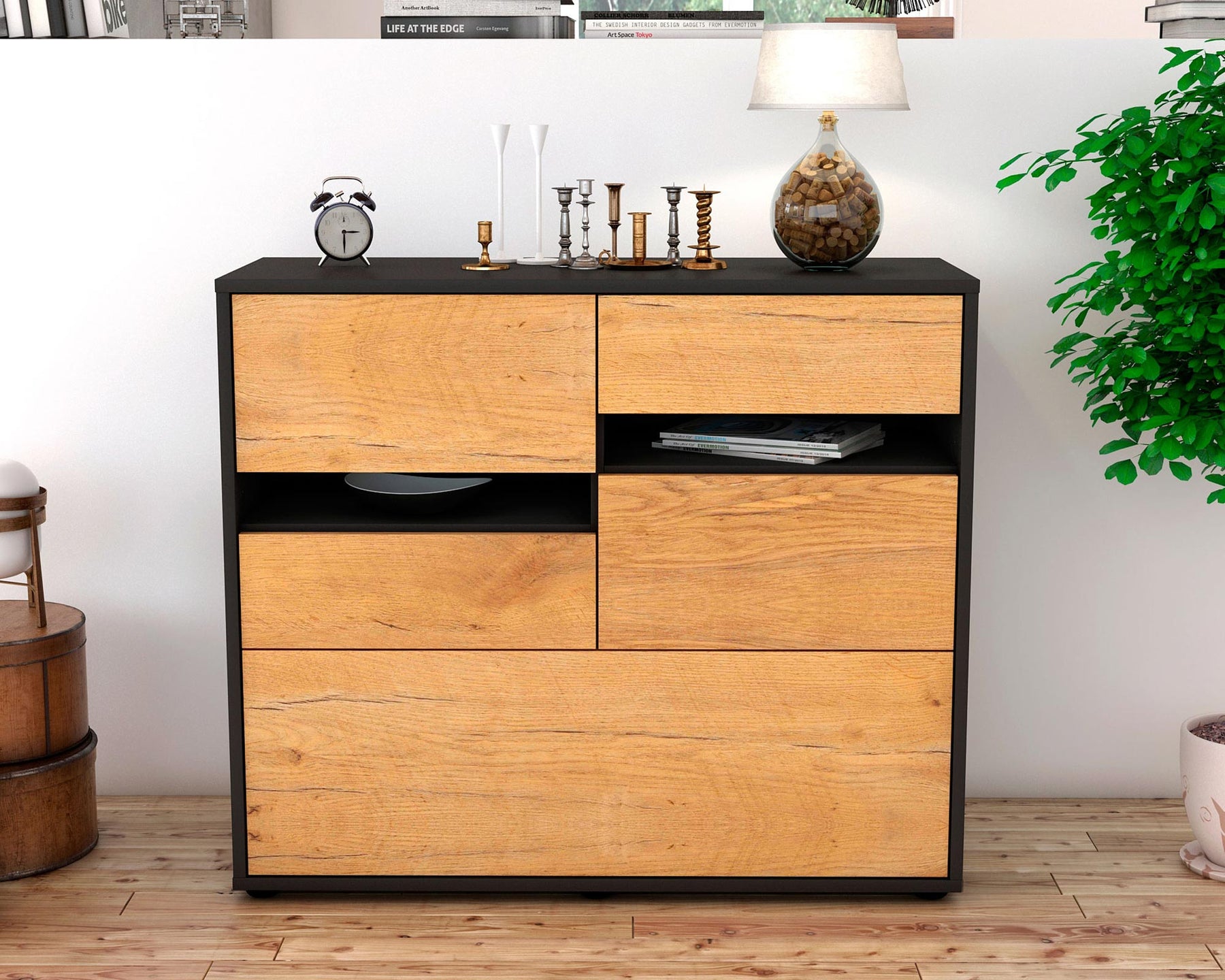 Sideboard Daria, Eiche (92x79x35cm)