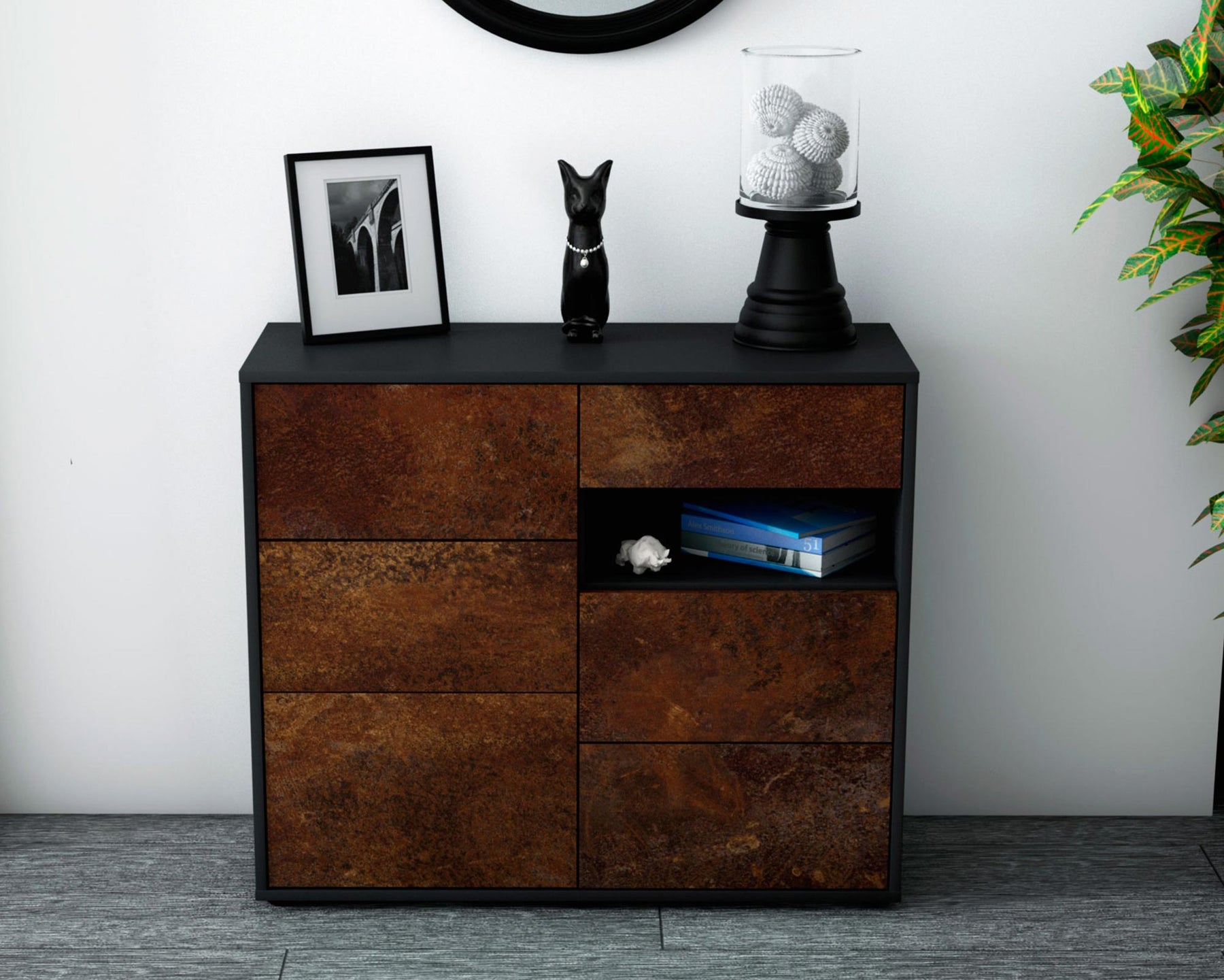 Sideboard Dariella, Rost (92x79x35cm)