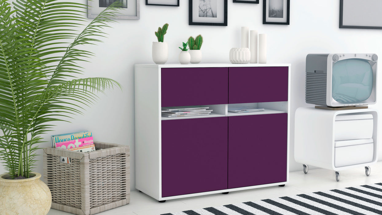 Sideboard Brunilde, Lila (92x79x35cm)