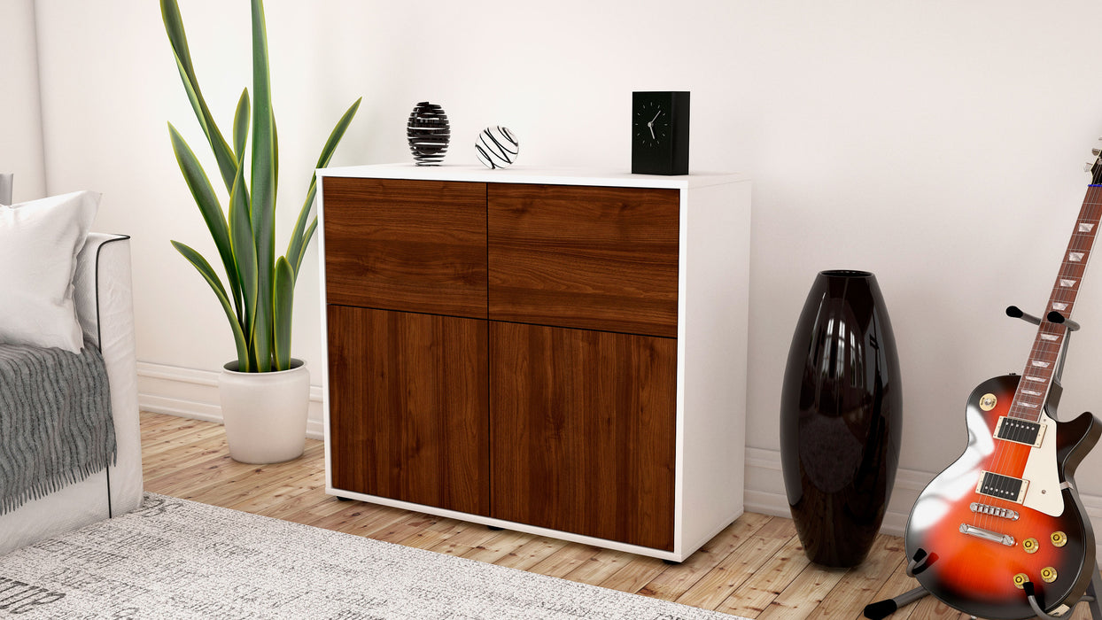 Sideboard Calliope, Walnuss (92x79x35cm)