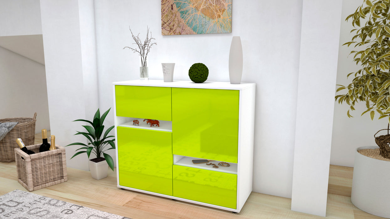 Sideboard Carlotta, Grün (92x79x35cm)