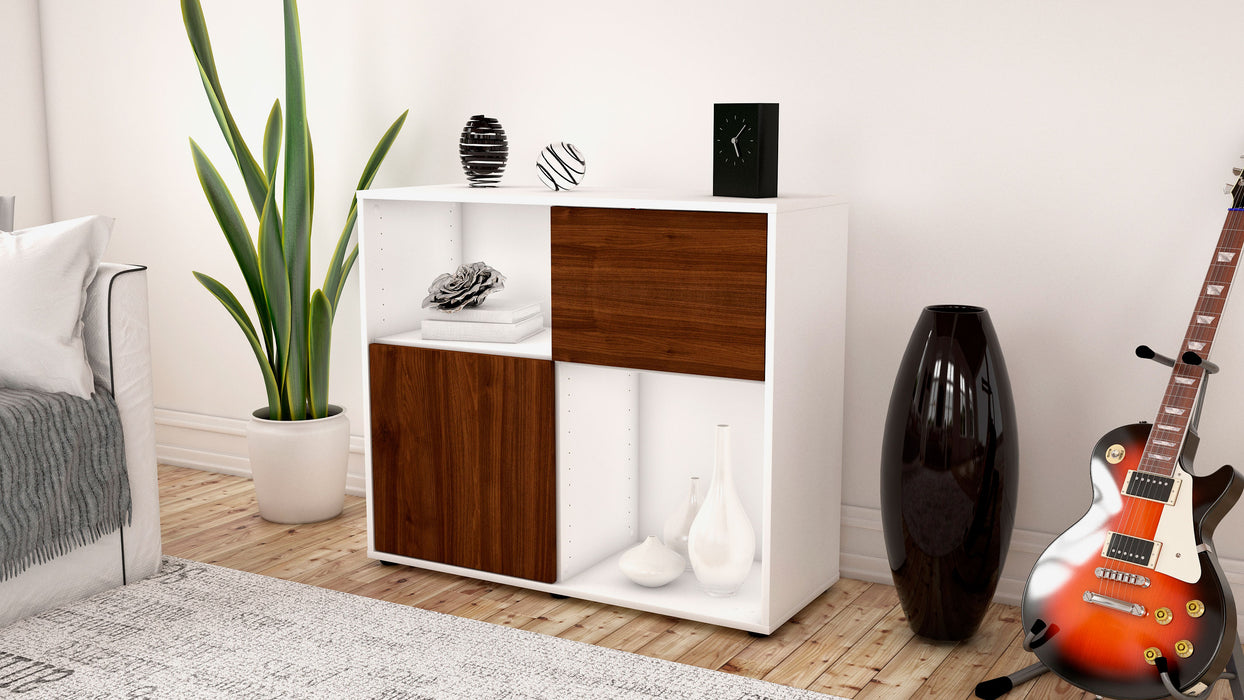 Sideboard Carola, Walnuss (92x79x35cm)