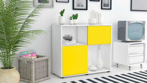 Sideboard Carola, Gelb (92x79x35cm)