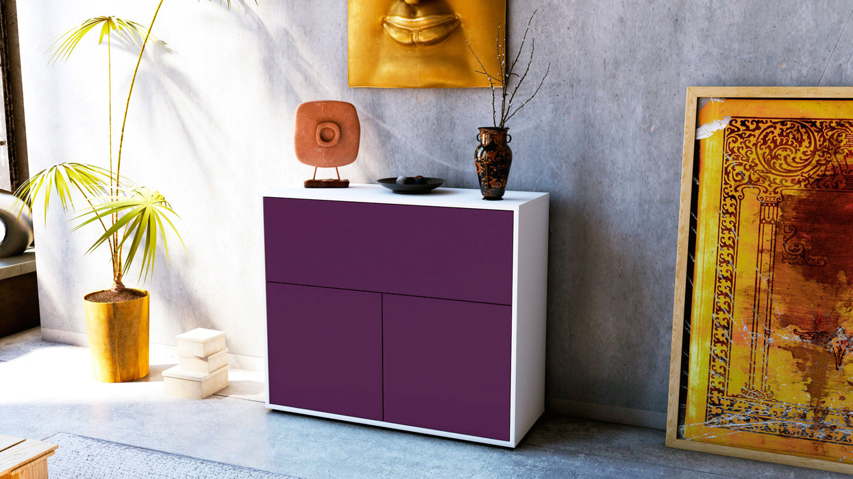 Sideboard Carolin, Lila (92x79x35cm)