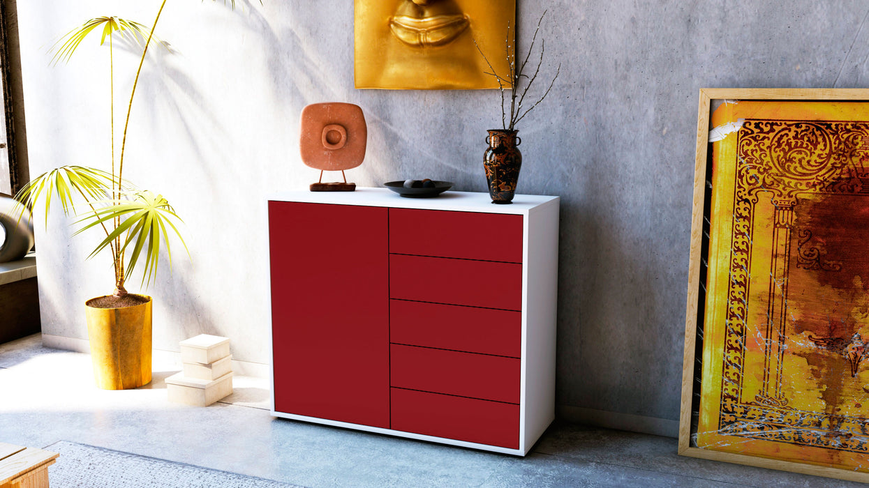 Sideboard Cecilia, Bordeaux (92x79x35cm)