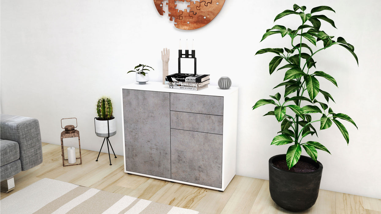 Sideboard Chantal, Beton (92x79x35cm)