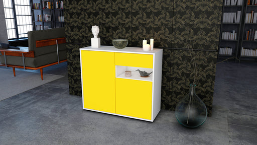 Sideboard Charlotta, Gelb (92x79x35cm)