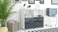 Sideboard Christine, Grau (92x79x35cm)