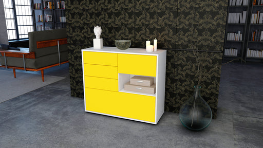 Sideboard Coco, Gelb (92x79x35cm)