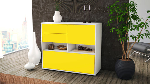 Sideboard Cornelia, Gelb (92x79x35cm)