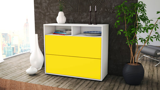 Sideboard Cosma, Gelb (92x79x35cm)