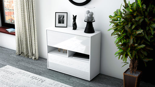 Sideboard Dalia, Weiß (92x79x35cm)