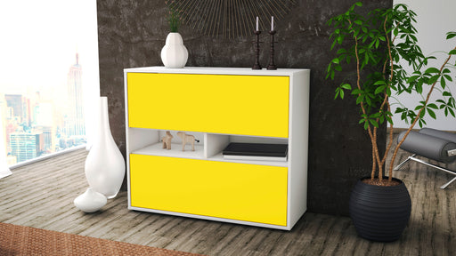 Sideboard Dalia, Gelb (92x79x35cm)