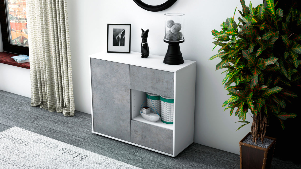 Sideboard Danica, Beton (92x79x35cm)