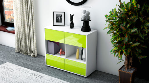 Sideboard Daniela, Grün (92x79x35cm)