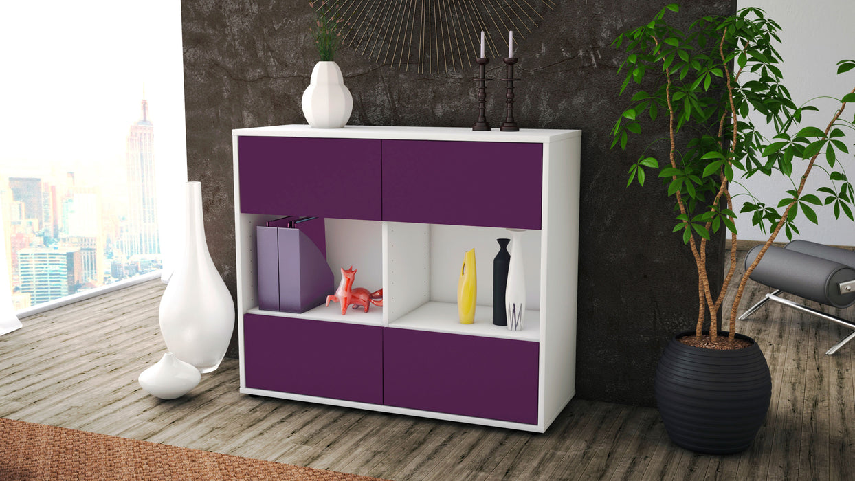 Sideboard Daniela, Lila (92x79x35cm)