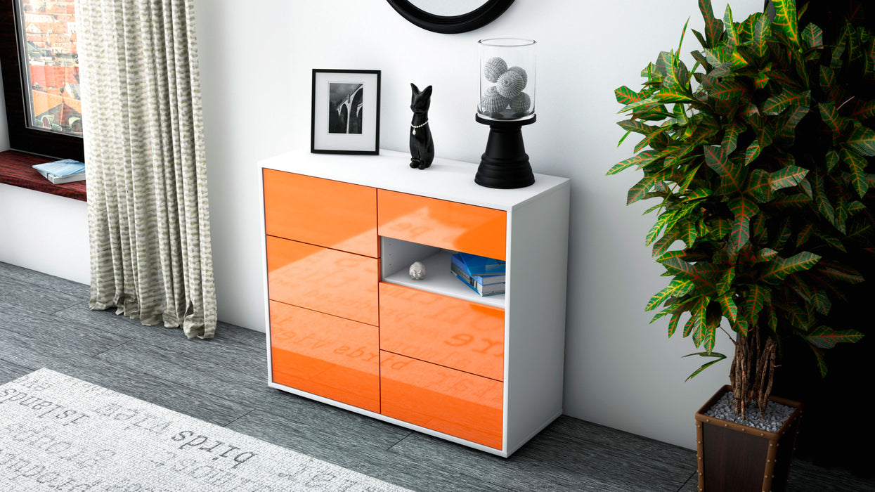 Sideboard Dariella, Orange (92x79x35cm)