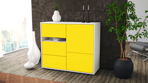 Sideboard Davina, Gelb (92x79x35cm)