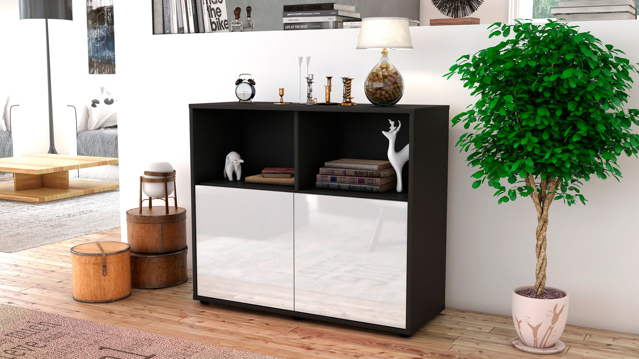 Sideboard Camilla, Weiß (92x79x35cm)