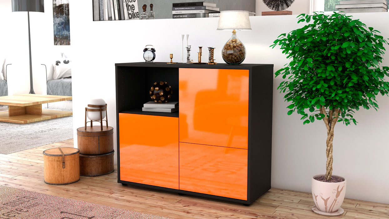 Sideboard Carina, Orange (92x79x35cm)