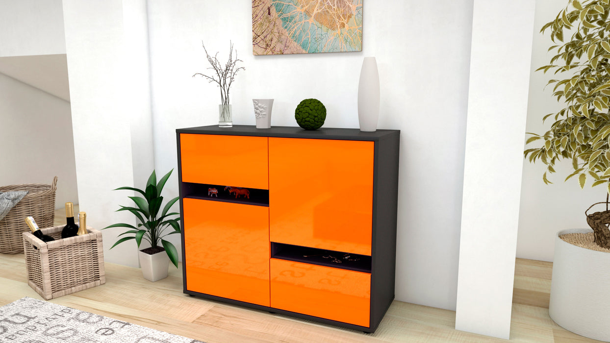 Sideboard Carlotta, Orange (92x79x35cm)